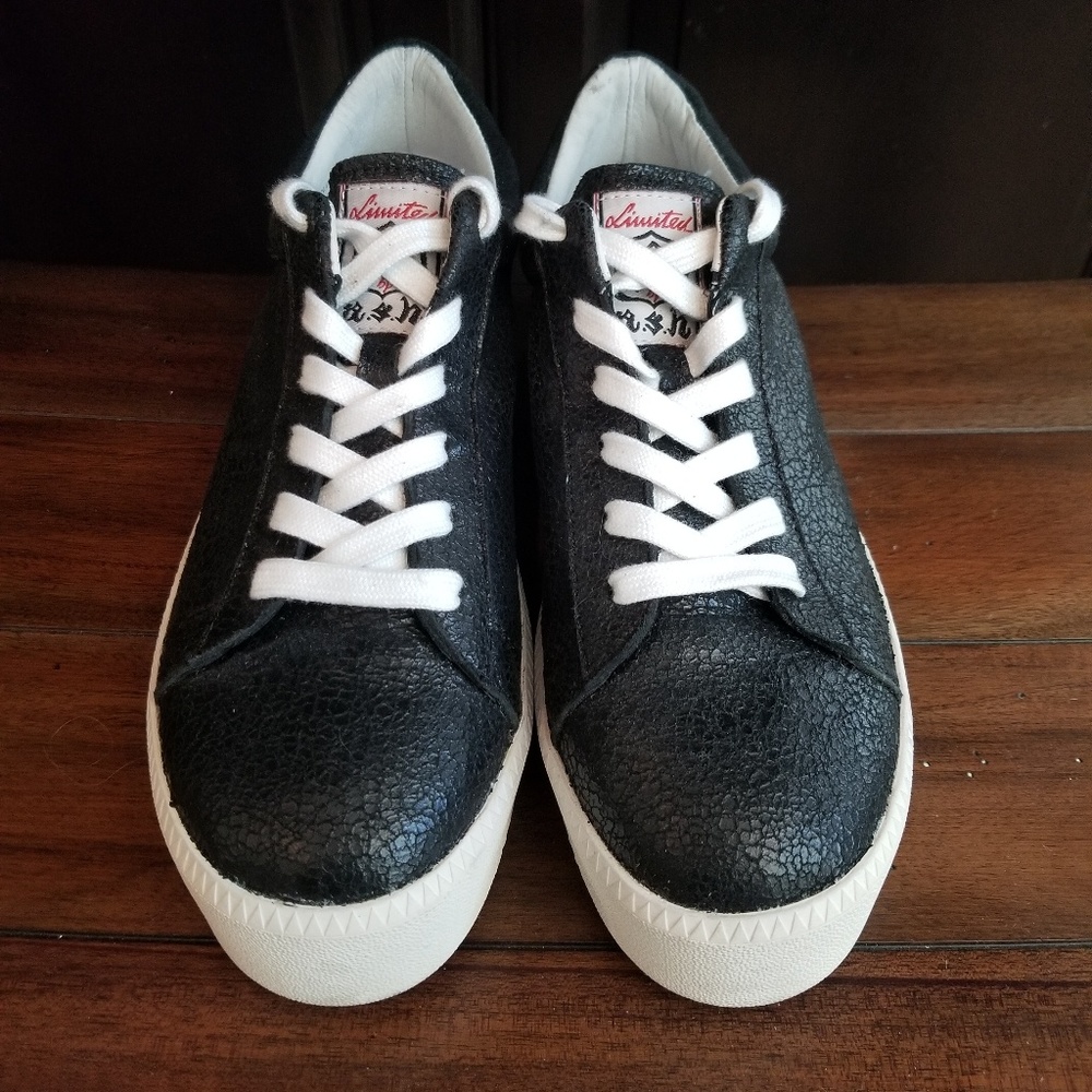 ASH Limited Platform Cult Sneakers Leather Top